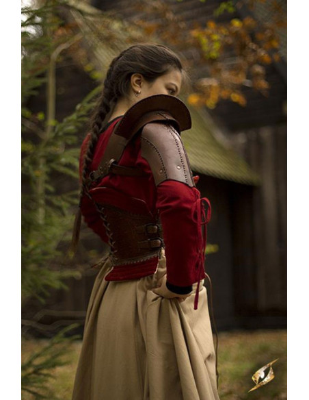 Protezione spalla in pelle