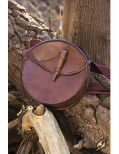 Borsa medievale rotonda con cinturino 2