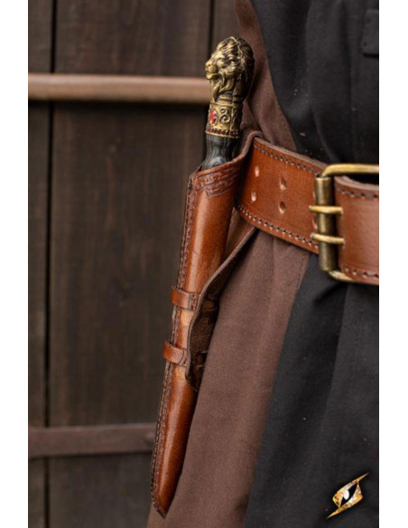 Fodero con baldric per bacchette magiche Fodero con baldric per bacchette magiche