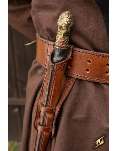 Fodero con baldric per bacchette magiche Fodero con baldric per bacchette magiche