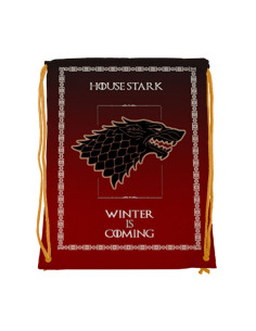 Zaino in corda House Stark da Game of Thrones (34x42 cm.)