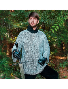 Cotta di maglia di alluminio medievale 2