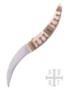Coltello tascabile vichingo con manico in osso