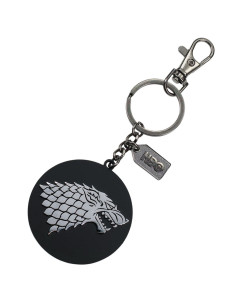 Portachiavi in metallo con logo Stark di Game of Thrones