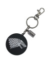 Portachiavi in metallo con logo Stark di Game of Thrones