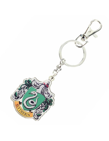 Portachiavi in metallo scudo Slytherin Harry Potter