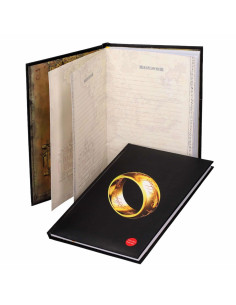 Libro con la luce del Signore degli Anelli