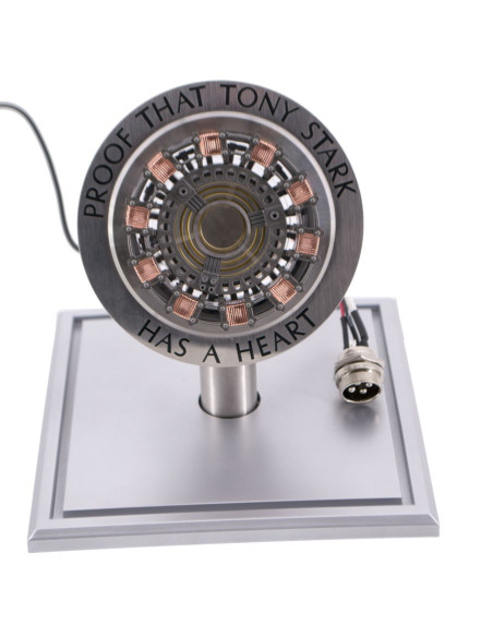 Cuore di Tony Stark in acciaio inox,...