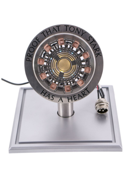 Cuore di Tony Stark in acciaio inox,...