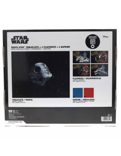 Set tovaglia, 4 salva tovaglia e tovaglioli Star Wars... 2