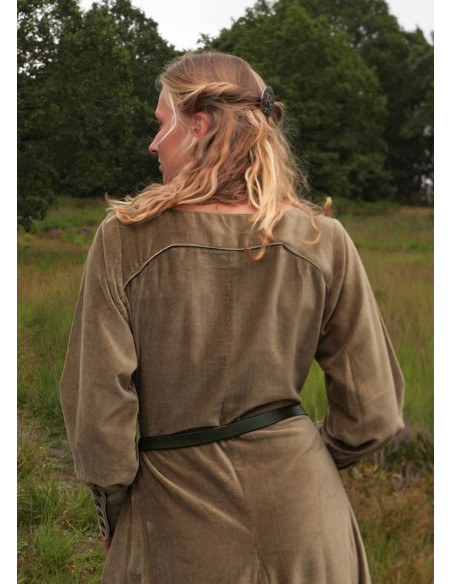 Abito medievale Isabel, Velluto Verde