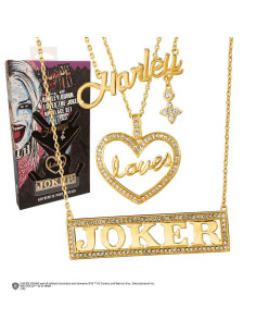Set di 3 ciondoli Harley, Loves, film Joker Suicide Squad 2