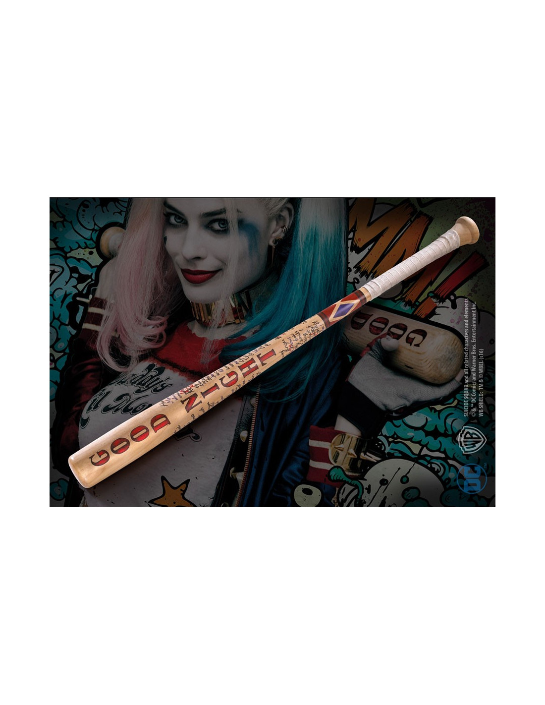 Mazza da baseball Harley Quinn, Suicide Squad, DC Comics ⚔️ Negozio  Medievale