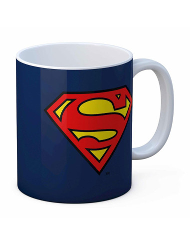  Tazza di ceramica tazza da caffè/set Superman, Batman, Green Lantern & Flash Logos/Insignias Merchandiseonline supereroi DC Comics  