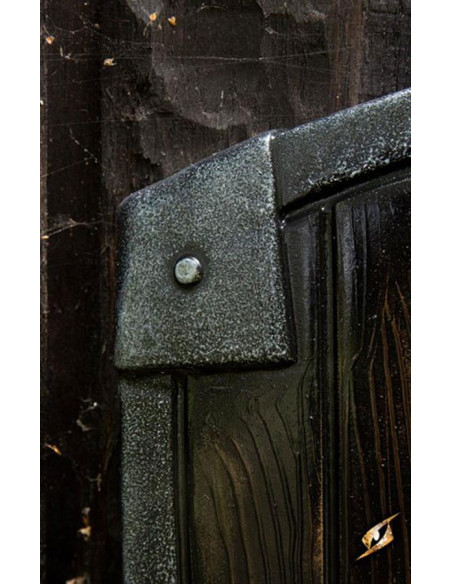 Scudo templare rosso 90 x 60 cm. lattice