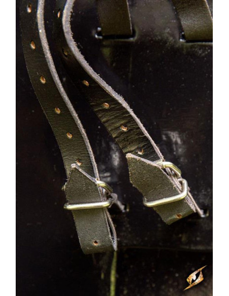 Scudo templare rosso 90 x 60 cm. lattice