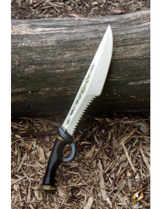 Pugnale medievale in osso, lattice