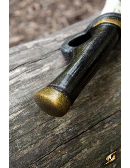 Pugnale medievale in osso, lattice