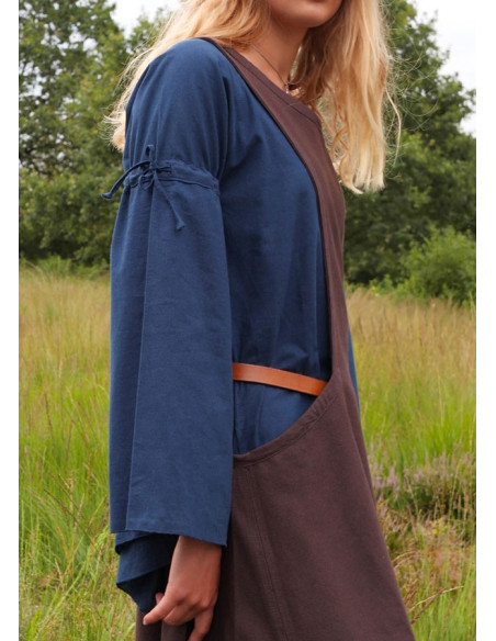 Abito medievale Andra, marrone scuro