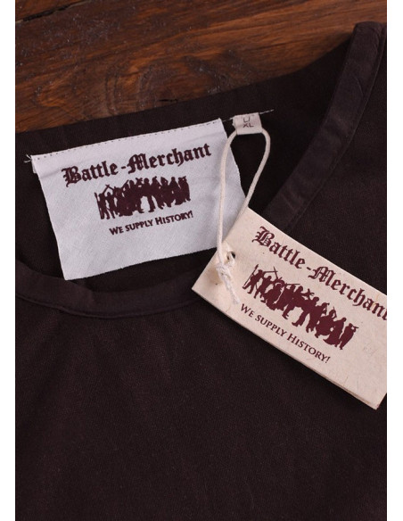 Abito medievale Andra, marrone scuro