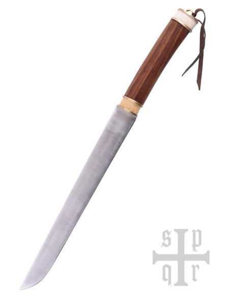 Coltello vichingo Seax, manico in...