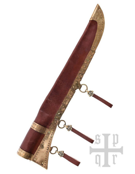 Coltello vichingo Seax in damasco,...