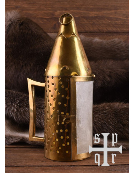 Portacandele medievale in ottone