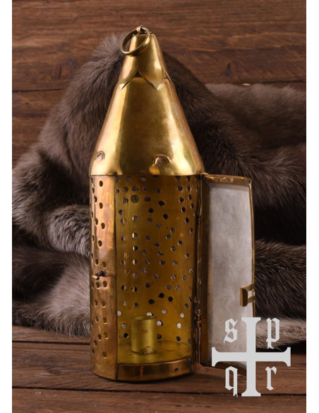 Portacandele medievale in ottone