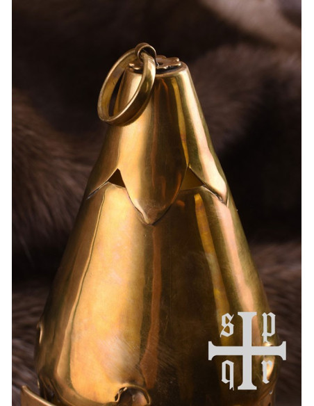 Portacandele medievale in ottone