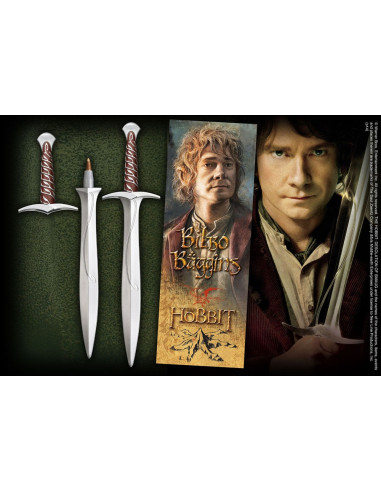 Penna e segnalibro pagine, la spada, il Dardo, Lo Hobbit