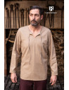 Camicia medievale Ulrich cravatte, canapa