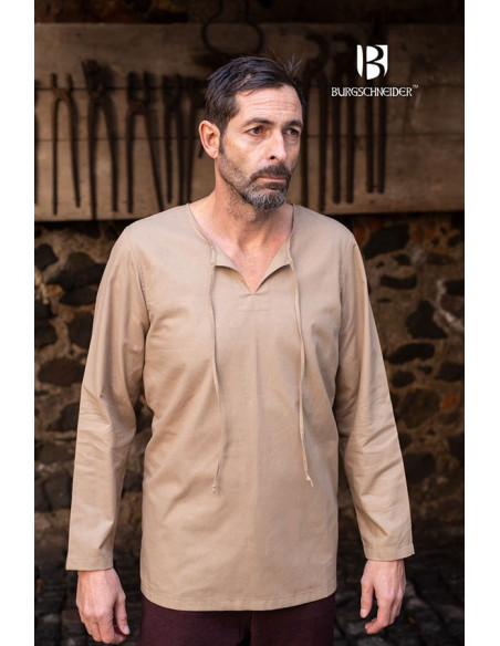 Camicia medievale Ulrich cravatte,...