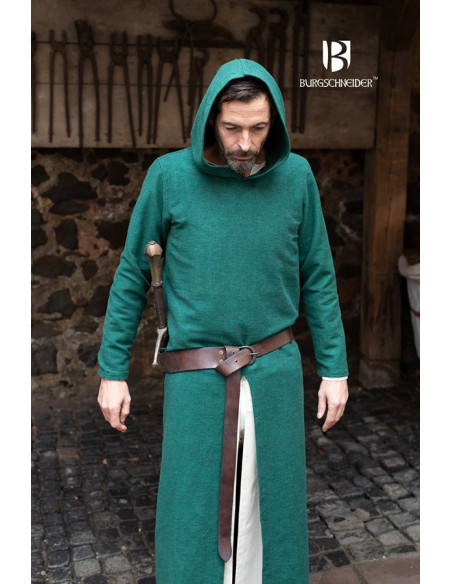 Tunica con cappuccio Renaud, verde