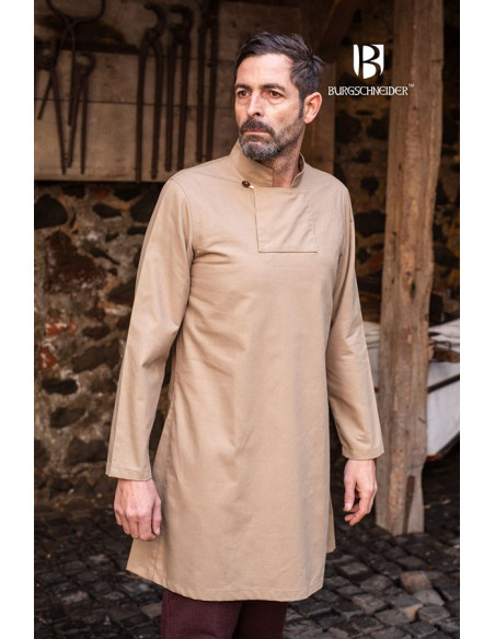 Tunica medievale da uomo Einarr, canapa