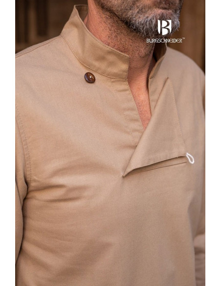 Tunica medievale da uomo Einarr, canapa