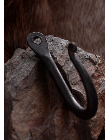 Gancio da parete in ferro battuto