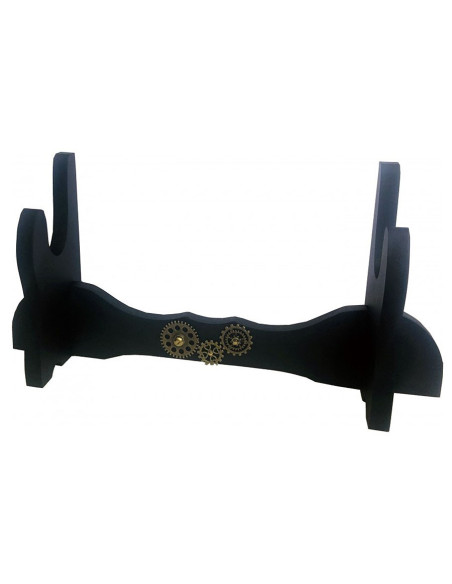 Supporto per pistola SteamPunk in legno