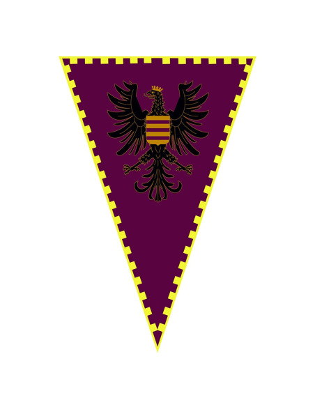 Banner Medievale Aquila con Corona