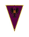 Banner Medievale Aquila con Corona