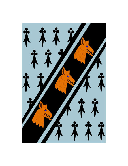 Banner Medievale Testa Di Drago