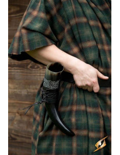Baldric in pelle per corno vichingo 2