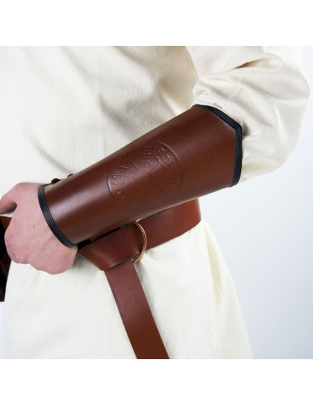 Bracciali in pelle Vegvisir marrone...