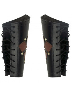 Bracciali Medievali Ballerine Nero-Marrone 2