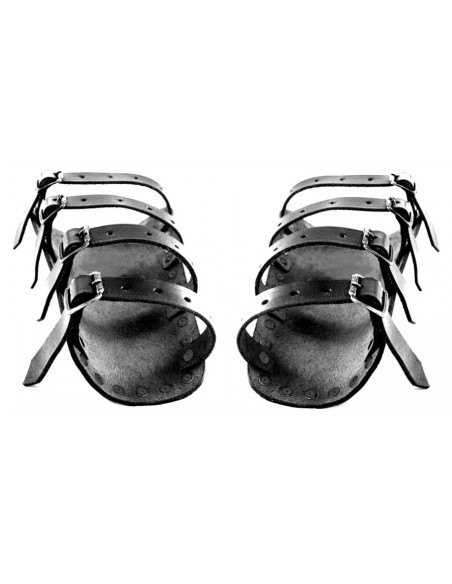 Bracciali medievali Mar in pelle nera