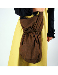 Borsa a tracolla Leti marrone
