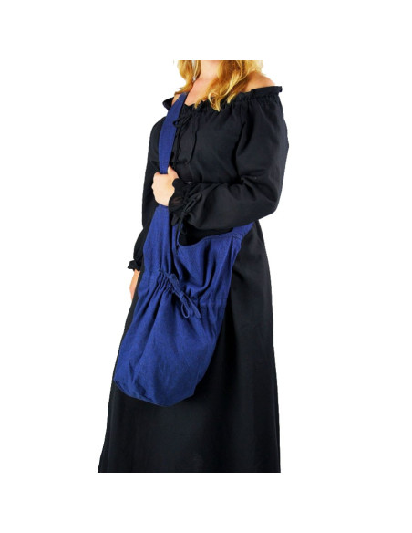 Borsa a tracolla Leti blu