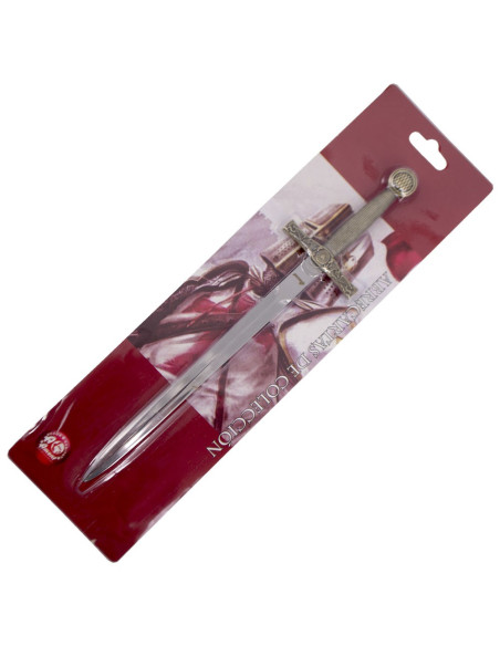 Letter opener Excalibur, finitura bronzo