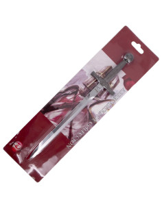 Letter opener Excalibur, finitura nichel 2