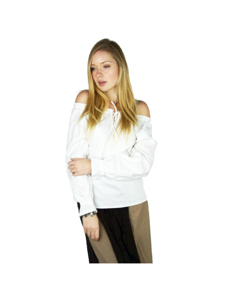 Camicetta da donna medievale Bettina,...