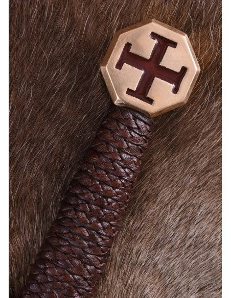 Spada da crociato con fodero in pelle